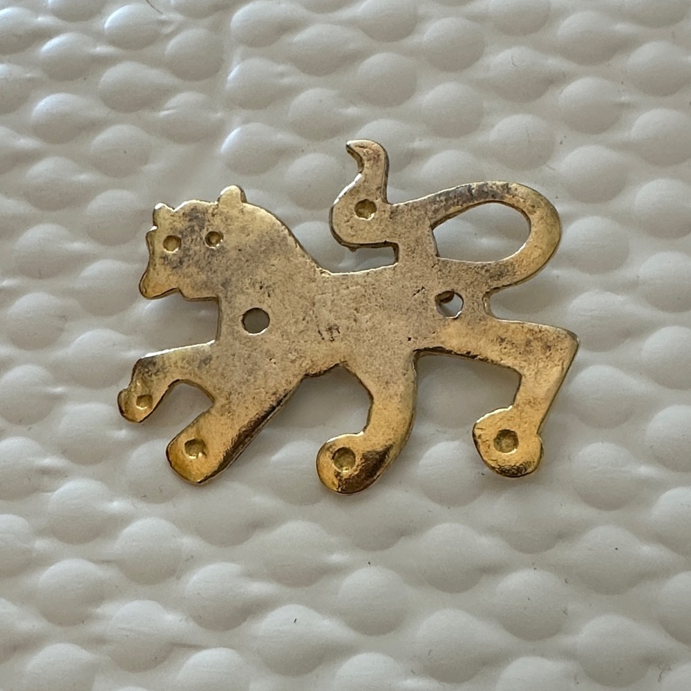 Vintage Celtic Lion Brooch/Pendant